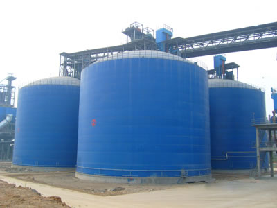 阜南水泥钢板库改造